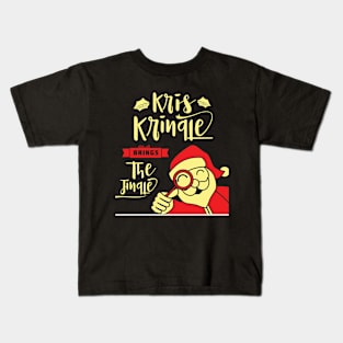 Kris Kringle in Christmas Kids T-Shirt